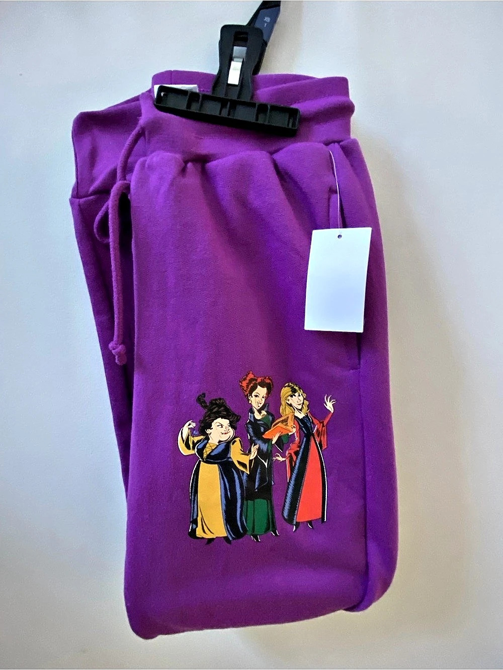 Purple Hocus Pocus Graphic Jogger Pants NWT